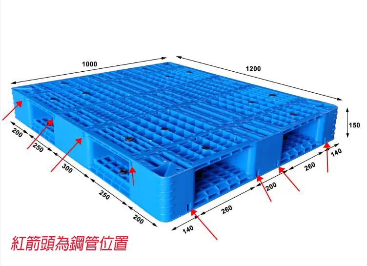 KI-D系列(雙面塑膠棧板)