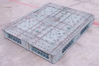 《型號:W》重型中古塑膠棧板 (110*90*14)