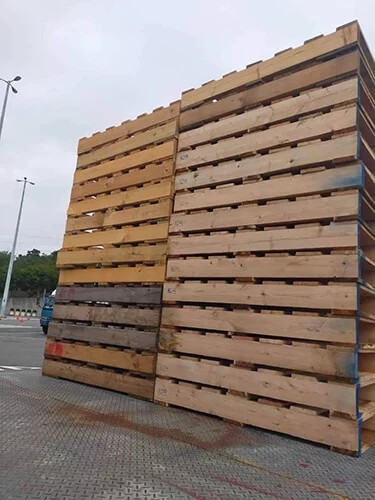 《型號:B》中古美式木製棧板 (100*100*13)四支腳