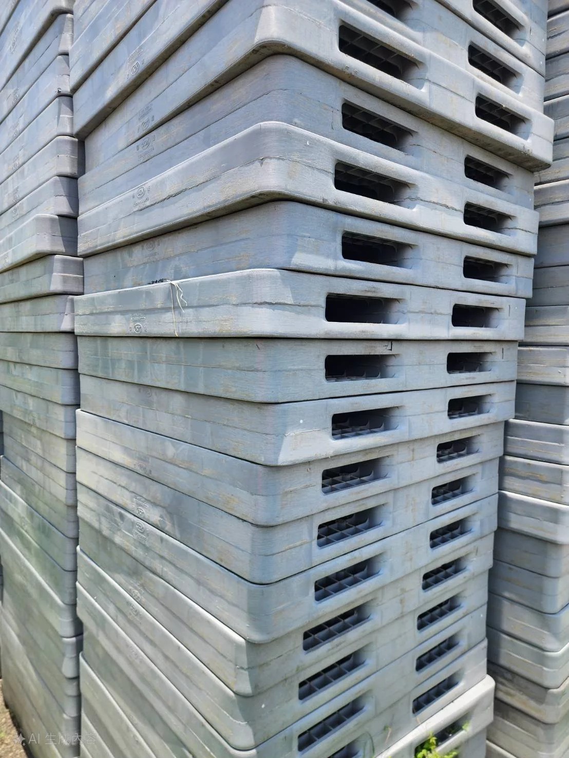 《型號:A36》中古塑膠棧板 (125*125*14)雙面密面板TE168