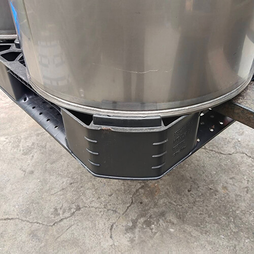 《型號:K》中古網狀田字塑膠棧板 (114*116*13) TE115