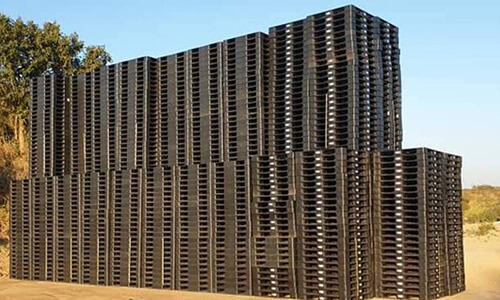 《型號:C》中古田字型塑膠棧板 (110*110)