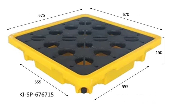 22.單桶低腳型防漏棧板 KI-SP-676715
