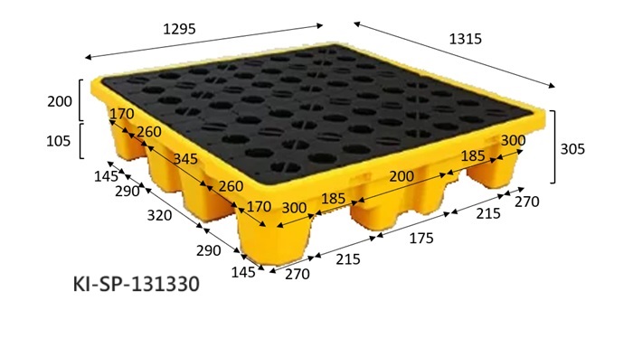 5.四桶高腳型防漏棧板 KI-SP-131330