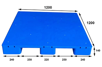 13.平面九腳塑膠棧板KI-AD-1212(1200*1200)