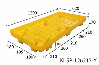 19.兩桶低腳型防漏棧板 KI-SP-126217-Y
