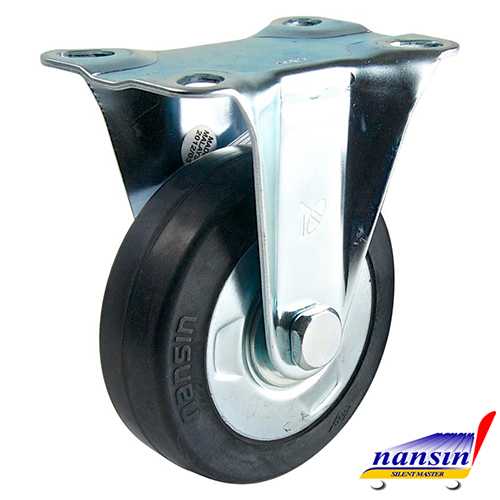 4"橡膠固定輪 M-SKC-100 VS