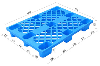 10.套疊九腳塑膠棧板KI-A-0812(800*1200)
