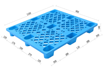 8.套疊九腳塑膠棧板KI-A-0911(900*1100)