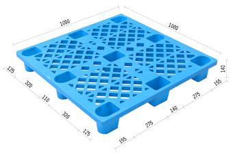 9.套疊九腳塑膠棧板KI-A-1010(1000*1000)
