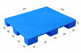 1.平面九腳塑膠棧板KI-AD-1012(1000*1200)