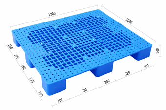 2.網狀九腳塑膠棧板KI-ADN-1012(1000*1200)