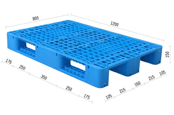 9.網格川字塑膠棧板KI-B-0812B(800*1200)