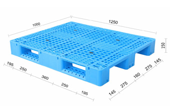 16.網格川字塑膠棧板KI-B-100125(1000*1250)