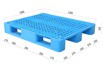 3.網格川字塑膠棧板KI-B-1012B(1000*1200)