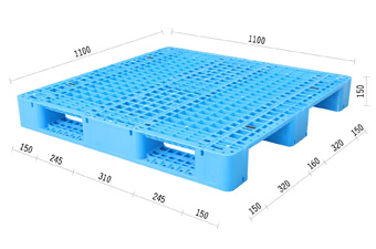 5.網格川字塑膠棧板KI-B-1111C(1100*1100)