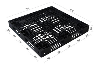 7.網格田字塑膠棧板KI-C-1111CE(1100*1100)