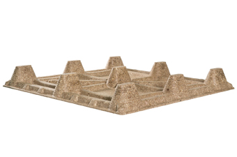 8. V-F4-105105-92 四向等插九磚綠色木屑環保棧板