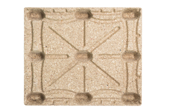 40. V-S4-120100-71 標準九磚綠色木屑環保棧板