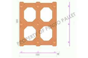 20. V-SD4-130110-91 田字底部綠色木屑環保棧板