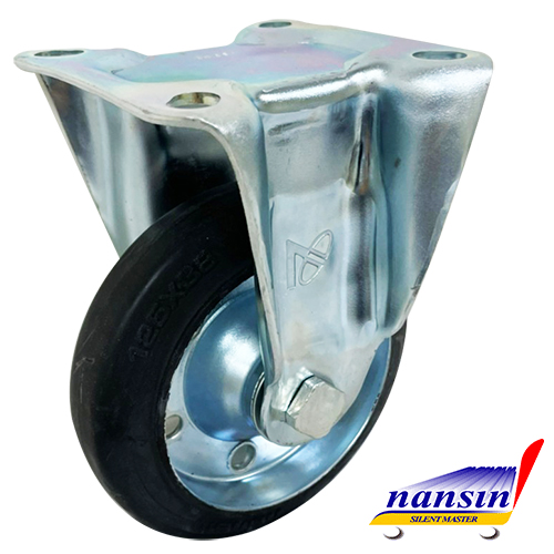 5"橡膠固定T型輪 M-SKC-T-125CBC