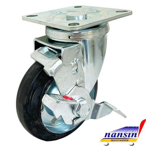 5"橡膠活動輪 M-STC-125CBC(S-2)