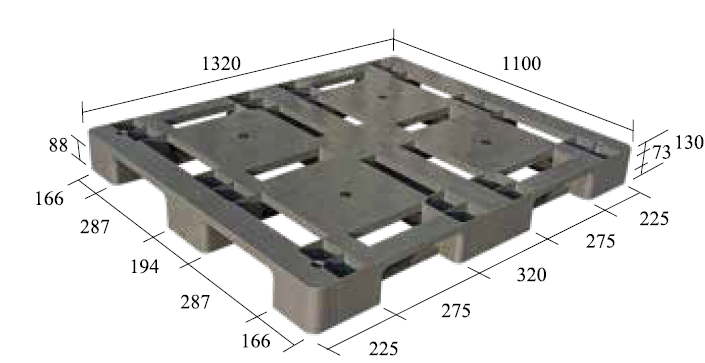 48.S-D4-1311-CG8單面型棧板