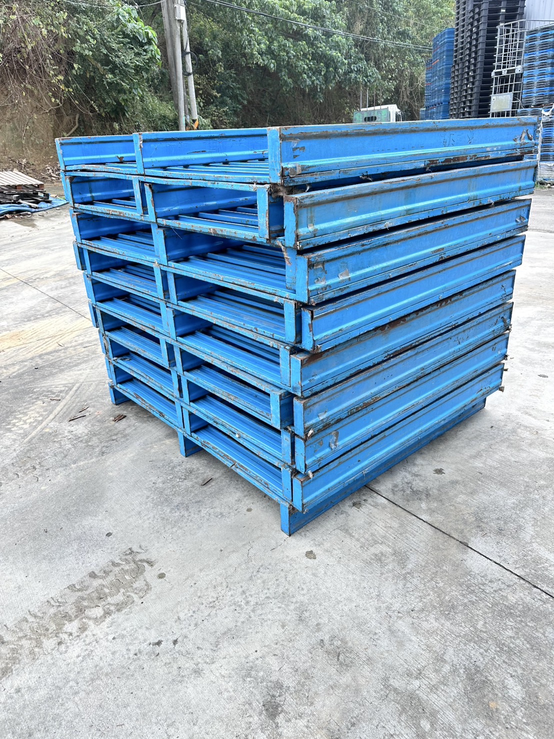 《型號:F》中古鐵棧板 (160*150*16cm)