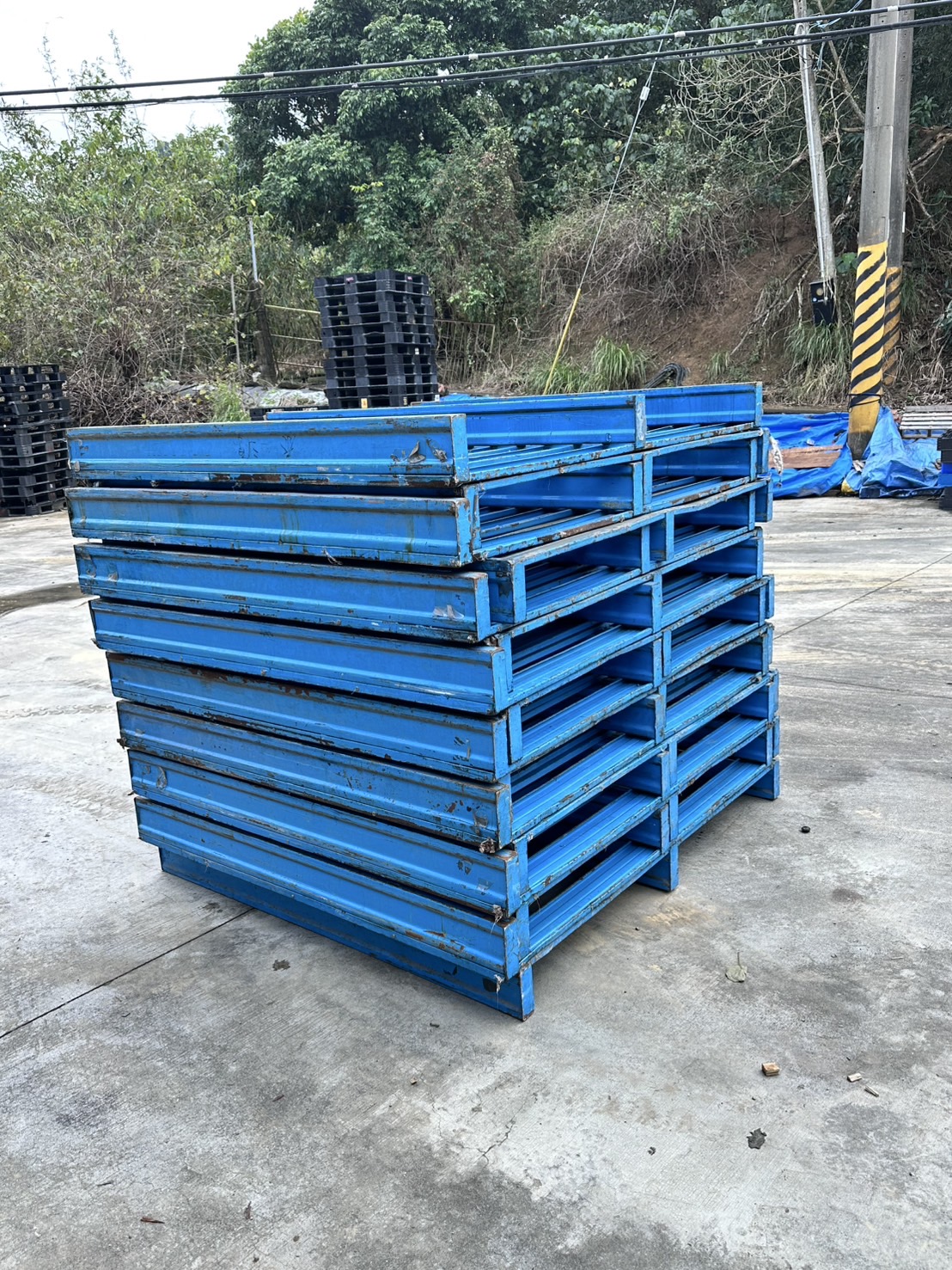 《型號:F》中古鐵棧板 (160*150*16cm)