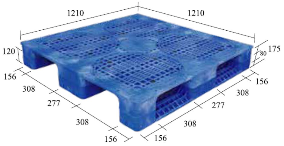 20.S-A4-1212-CX3單面型棧板