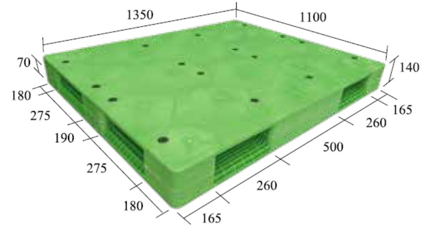25.S-R4-1311-FX1雙面型棧板