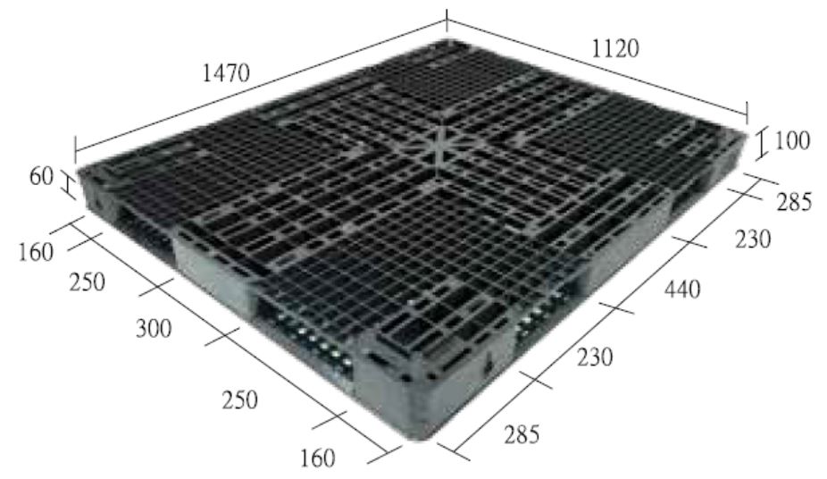 40.S-R4-147112-CG雙面型棧板